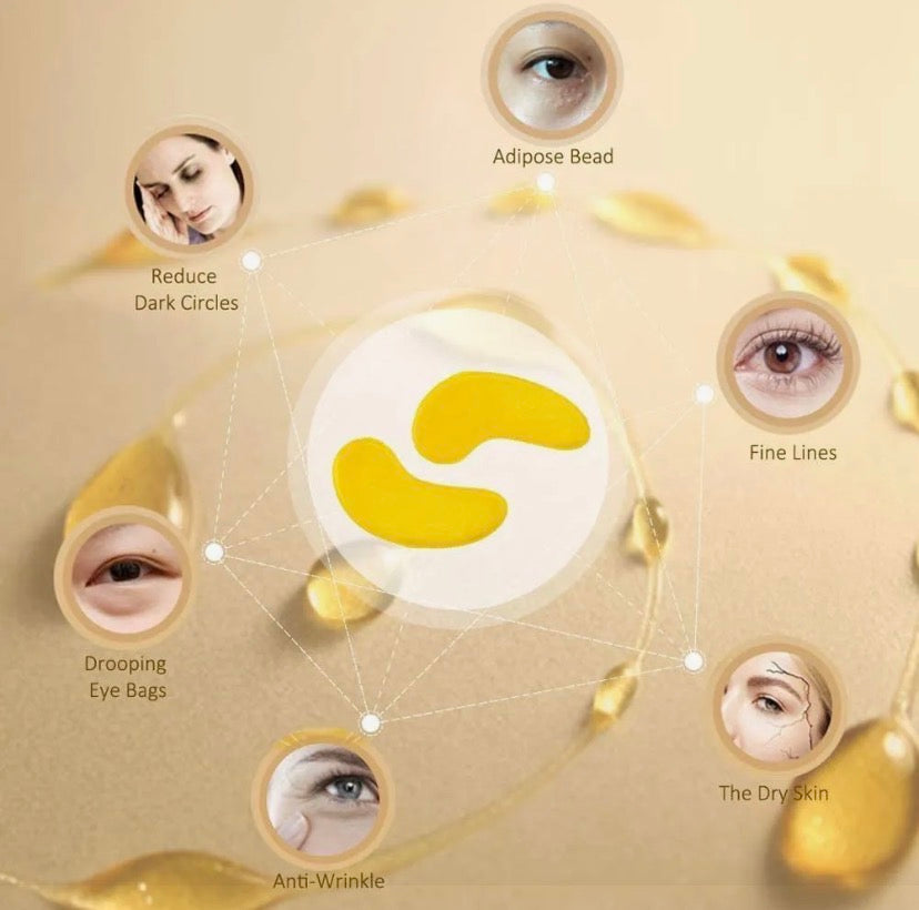 PACK OF 3PCS Eye Mask Anti Dark Circles, Eye Skin Care Eyes mask dark circle mask patches anti-puffiness dark circle removal repair eyes mask Collagen Eye Mask