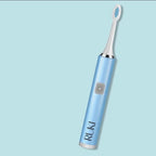 RUKI Electric Toothbrush 3 Heads Brush Oral Cleaner Toothbrush Waterproof Travel with Electric 3 Replaceable Toothbrush Heads for Kids and Adult