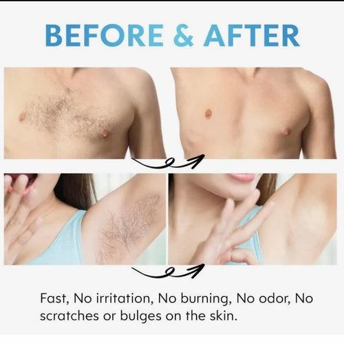 Hair Eraser Pain Less for Women and Men, Washable Portable Crystal Hair Body Removal Device Beauty Tool Hair Eraser, Hair Removal Painless Physical Manual Epilator