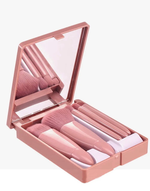 5PCS Korean Super Soft Concealer Cosmetic Set Travel Brush Set Makeup Eye Shadow Multi Colour Eyelash Mini Makeup Brushes Set