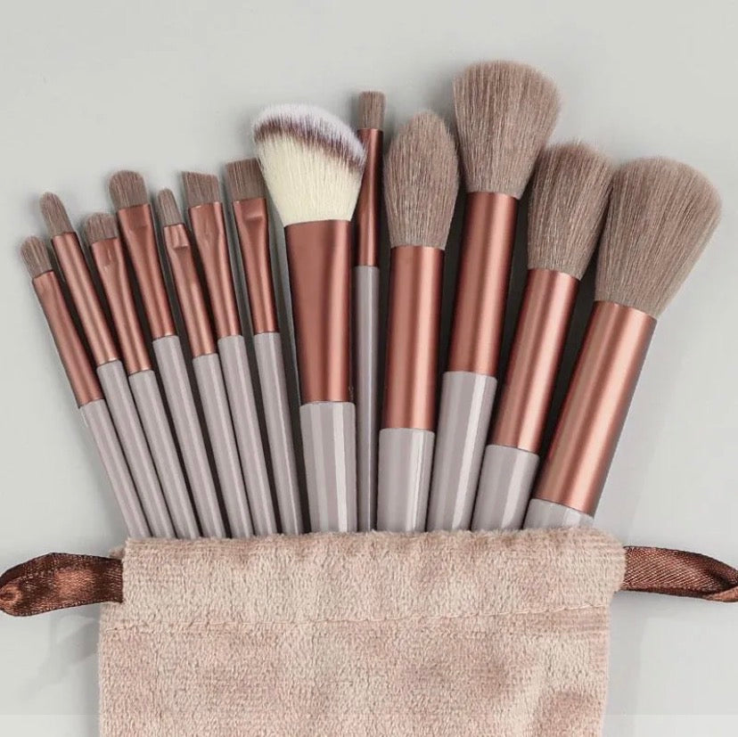 Premium 13 PCS Makeup Brushes Set Soft Hair Eyeshadow Contour Concealer Eyeliner Beauty Brush Foundation Makeup Cosmetic tools