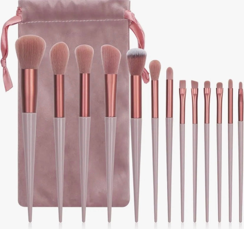 Premium 13 PCS Makeup Brushes Set Soft Hair Eyeshadow Contour Concealer Eyeliner Beauty Brush Foundation Makeup Cosmetic tools