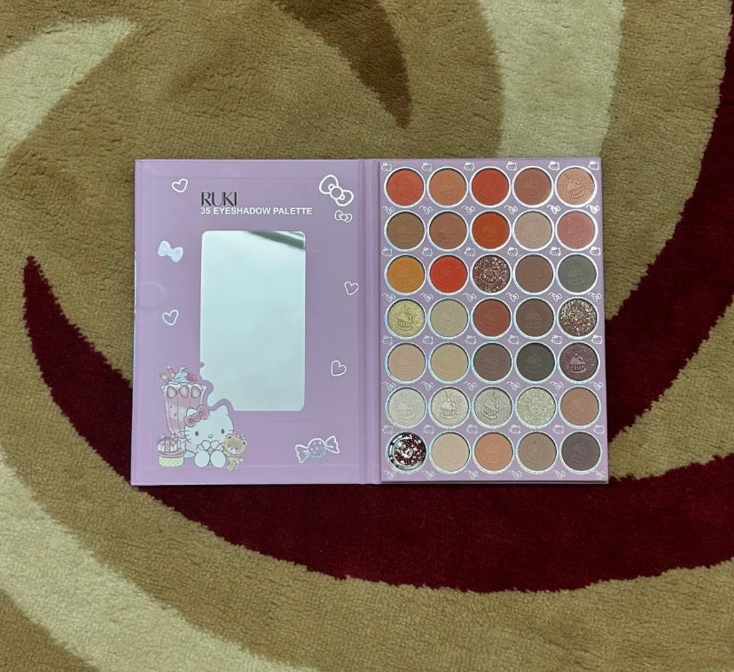 RUKI 35 Colors Eyeshadow Palette, Luxury Eye Makeup Palette,  Multi Colour EyesShadow Palette