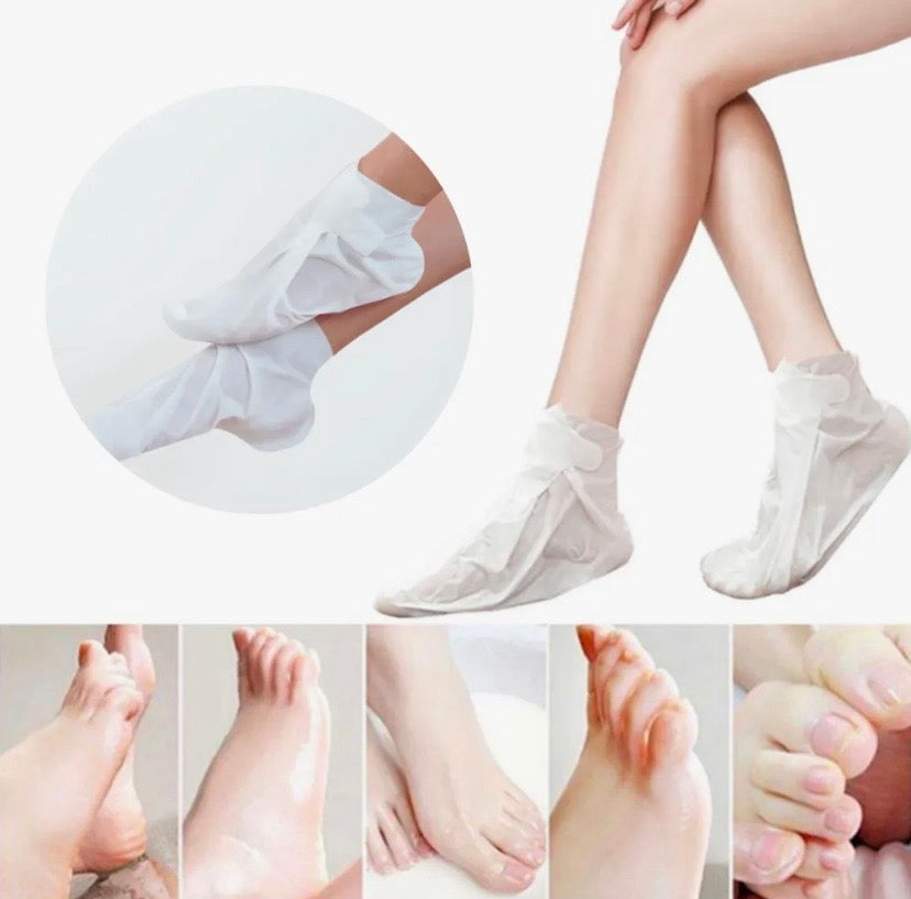 Moisturizing Foot Mask, Foot Mask for Legs Feet Mask Scrub Exfoliating Foot Mask Remove Dead Skin Foot Patch 1Pair