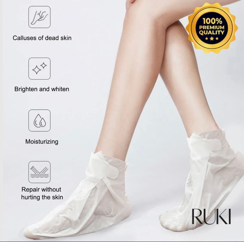 Moisturizing Foot Mask, Foot Mask for Legs Feet Mask Scrub Exfoliating Foot Mask Remove Dead Skin Foot Patch 1Pair