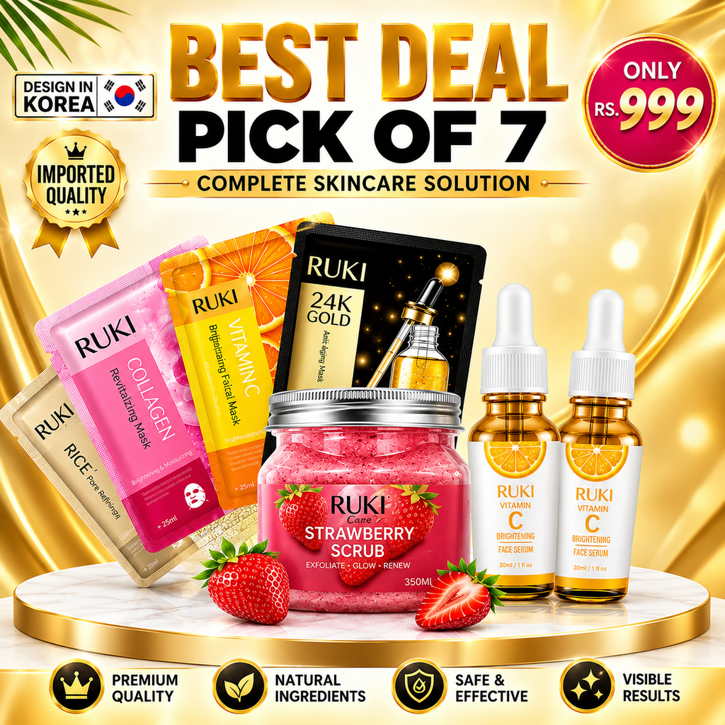 Imported RUKI Pick of 7 – Complete Skincare Combo | Rs. 999
